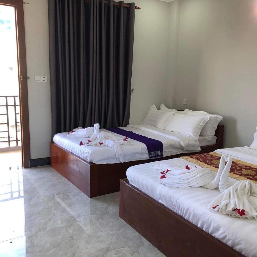 Kro Nhep Guesthouse Kampot Esterno foto